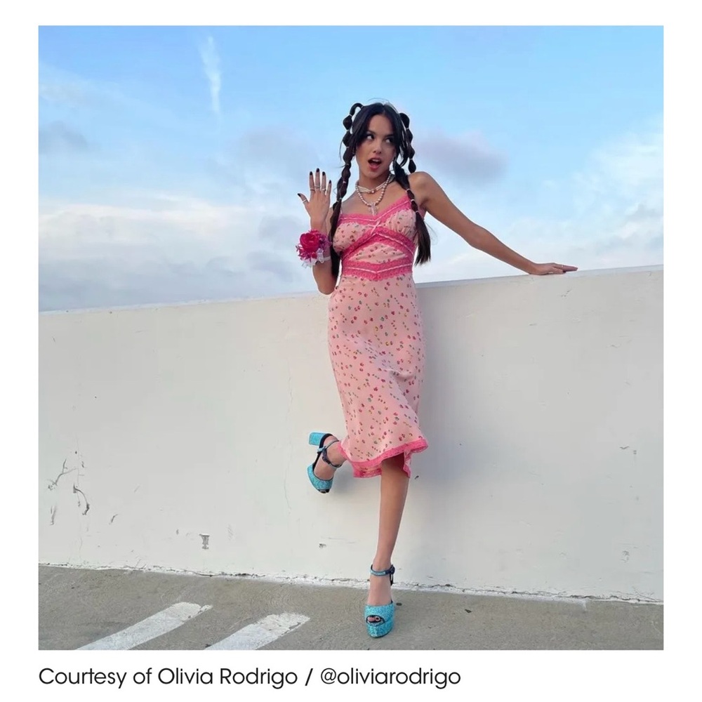 ASO Olivia Rodrigo Betsey Johnson Sour Prom Dress